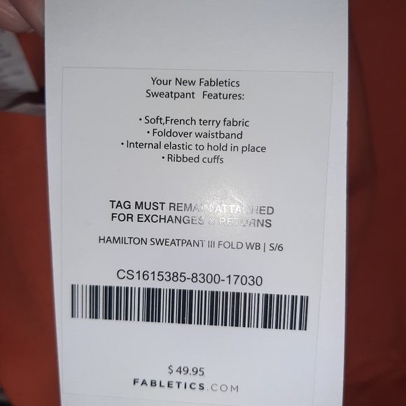 Fabletics Hamilton sweatpant size S 6 - Picture 2 of 4